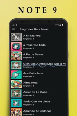 Ringtones Note9 android App screenshot 2